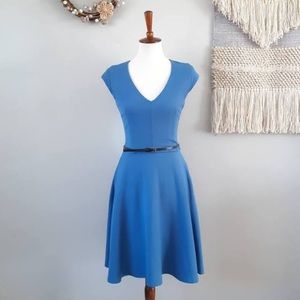 Reiss fit and flare sheath dress